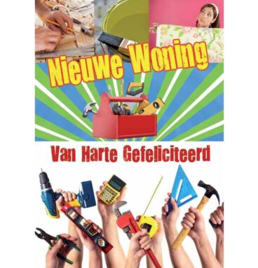Wenskaarten Nieuwe Woning Pakje A 10 Stuks Met Envelop