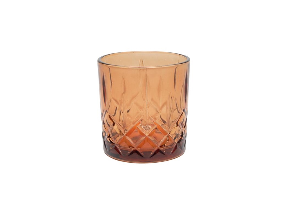 Whiskeyglas/drinkglas 345ml Amber Ø8
