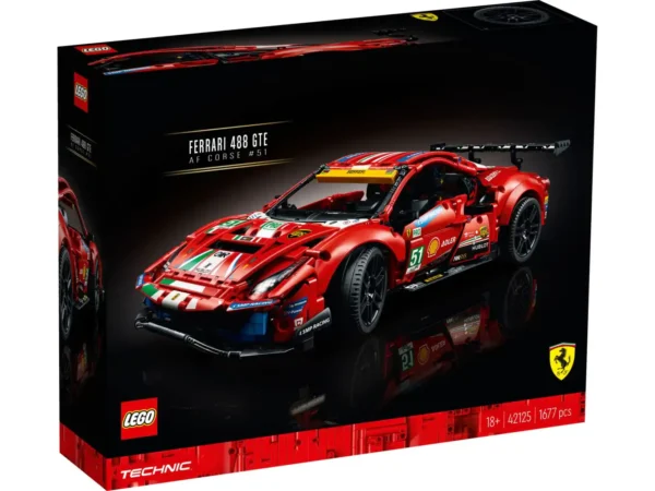 LEGO Technic 42125 Ferrari 488 GTE “AF Corse #51”