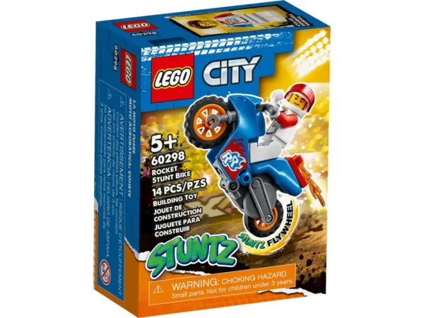 LEGO City 60298 Raket stuntmotor