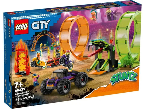 LEGO City 60339 Dubbele looping stuntarena
