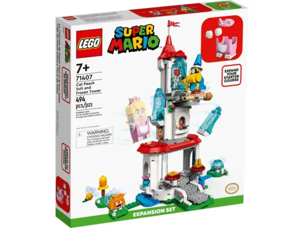 LEGO Super Mario 71407 Uitbreidingsset: Kat-Peach-uitrusting en IJstoren