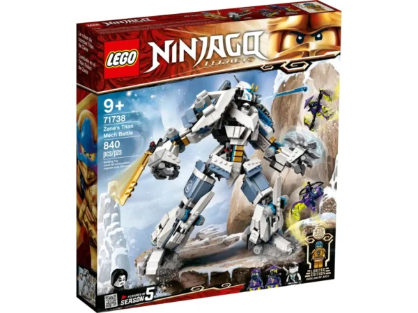 LEGO Ninjago 71738 Zane's Titanium Mecha Duel