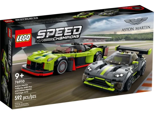 LEGO Speed Champions 76910 Aston Martin Valkyrie AMR Pro en Aston Martin Vantage GT3