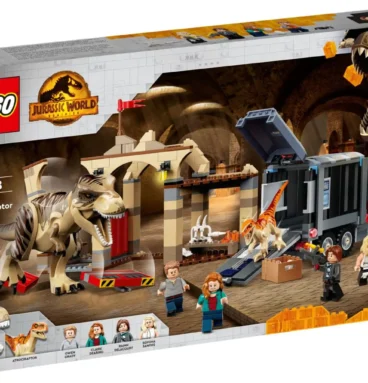 LEGO Jurassic World 76948 T. Rex & Atrociraptor dinosaurus ontsnapping